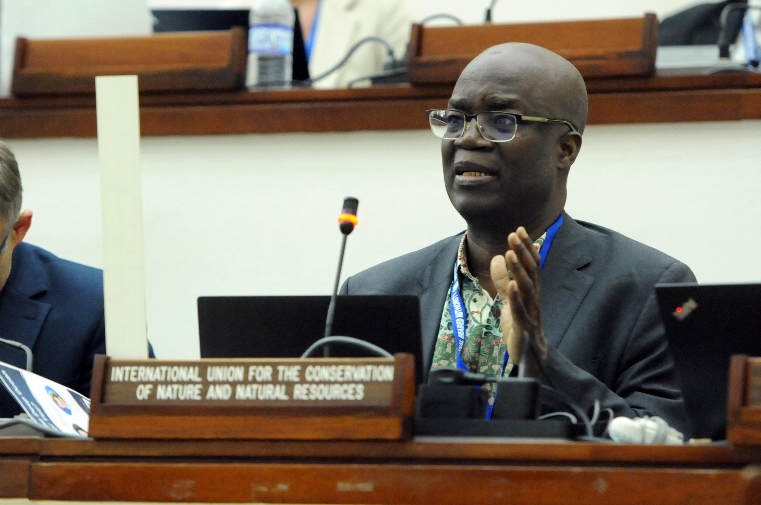 Rashid Sumaila, IUCN - ISA Council 29th Session Part I - 20Mar2023 - Photo.jpg